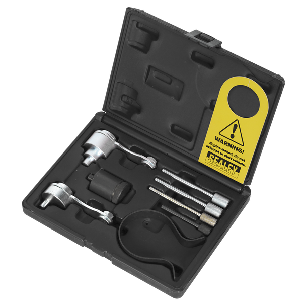Sealey VSE5000A ⏐ Diesel Engine Timing Tool Kit - for Land Rover, Jaguar, Citroen, Peugeot 2.7D/3.0D - Belt Drive