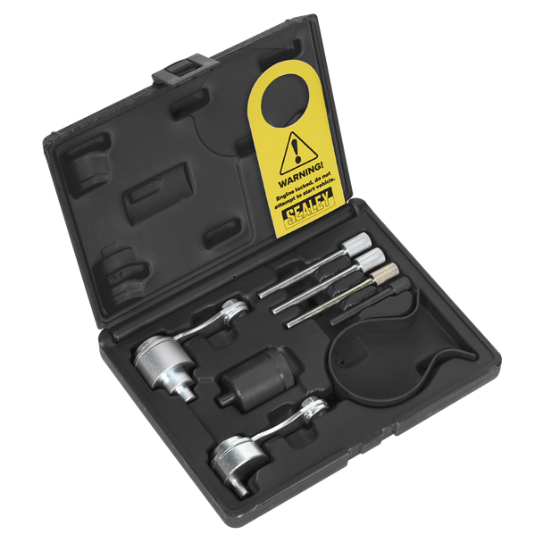 Sealey VSE5000A ⏐ Diesel Engine Timing Tool Kit - for Land Rover, Jaguar, Citroen, Peugeot 2.7D/3.0D - Belt Drive