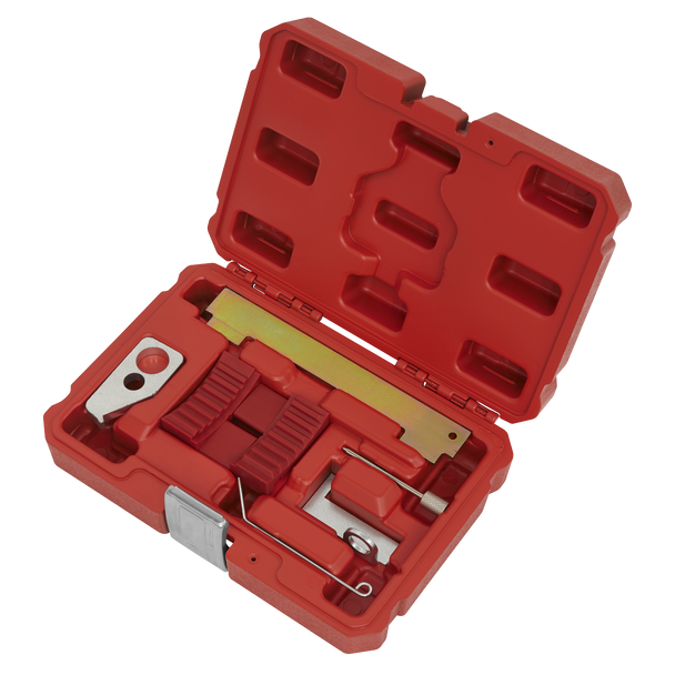 Sealey VSE5006 ⏐ Timing Tool Kit - for Alfa Romeo, Fiat, GM, Saab - 1.4, 1.6, 1.8 Twinport - Belt Drive