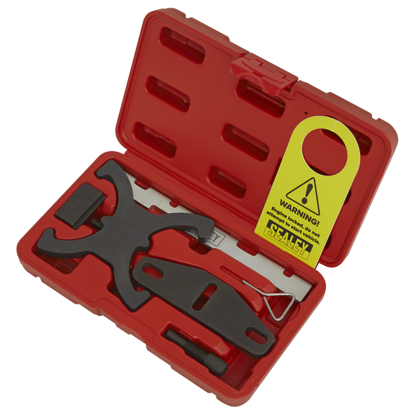 Sealey VSE5037 ⏐ Diesel Engine Timing Tool Kit for Citroen, Fiat, Iveco, Peugeot - 2.3D, 3.0D - Belt/Chain Drive