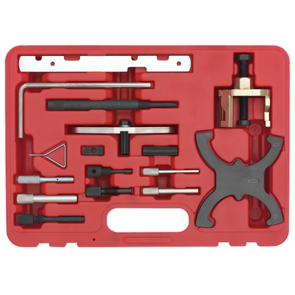 Sealey VSE5042A ⏐ Diesel/Petrol Engine Timing Tool Combination Kit - for Ford, PSA - Belt/Chain Drive