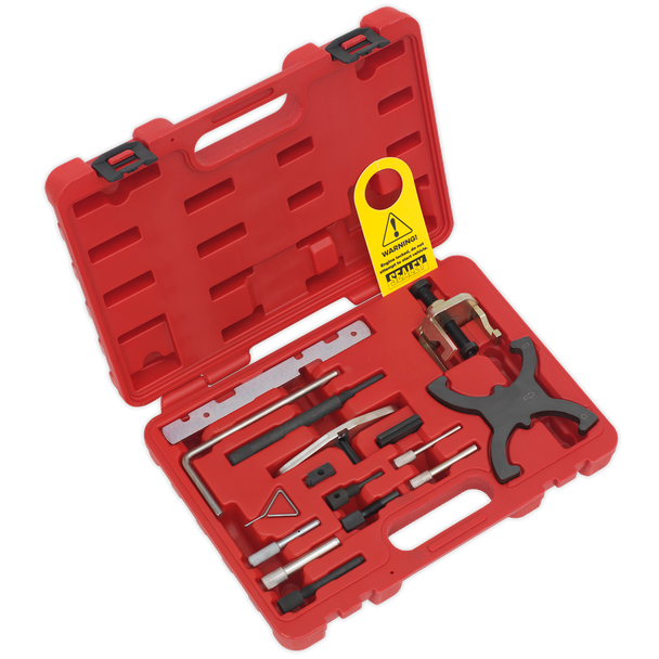 Sealey VSE5042A ⏐ Diesel/Petrol Engine Timing Tool Combination Kit - for Ford, PSA - Belt/Chain Drive