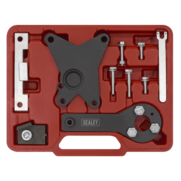 Sealey VSE5061 ⏐ Petrol Engine Timing Tool Kit - for Alfa Romeo, Fiat, Ford, Lancia 1.2/1.4 8v - Belt Drive