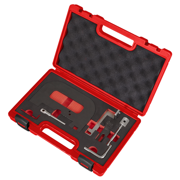 Sealey VSE5071A ⏐ Petrol Engine Timing Tool Kit - for Renault 1.4/1.6/1.8/2.0 K4J/K4M/F4P/F4R(t) - Belt Drive