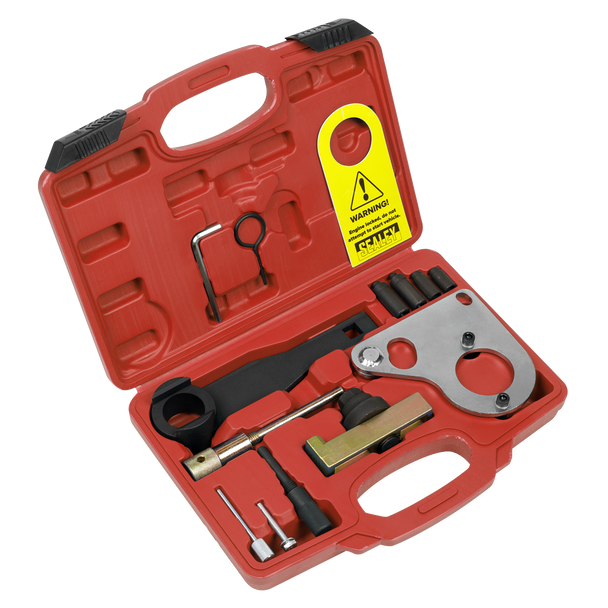 Sealey VSE5086A ⏐ Diesel Engine Timing Tool Kit for Renault, Mercedes, Nissan, GM 1.6D/2.0/2.3dCi/CDTi - Chain Drive