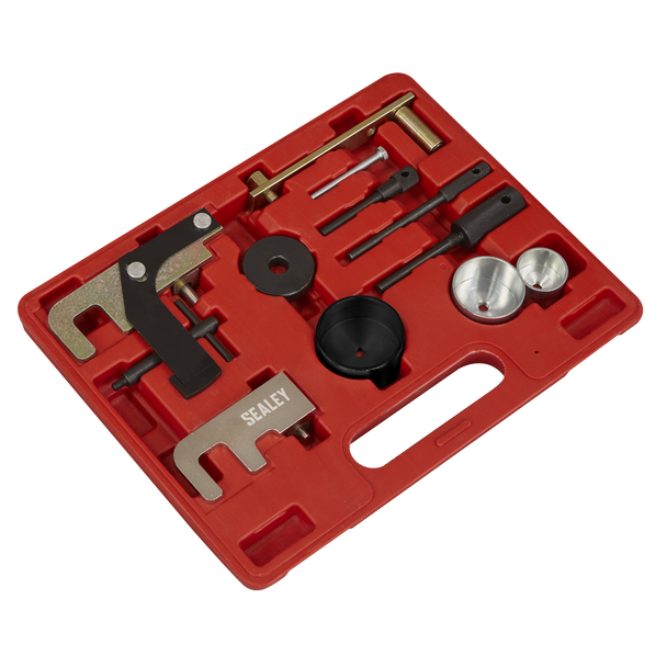 Sealey VSE5871A ⏐ Diesel Engine Timing Tool Kit for Dacia, Mitsubishi, Nissan, Suzuki, GM 1.5D/1.9D/2.2D/2.5D - Belt Drive