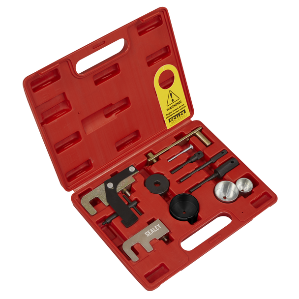 Sealey VSE5871A ⏐ Diesel Engine Timing Tool Kit for Dacia, Mitsubishi, Nissan, Suzuki, GM 1.5D/1.9D/2.2D/2.5D - Belt Drive