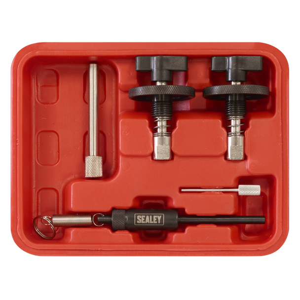Sealey VSE5881A ⏐ Diesel Engine Timing Tool Kit for Alfa Romeo, Fiat, Ford, Suzuki, GM 1.3D 16v - Chain Drive