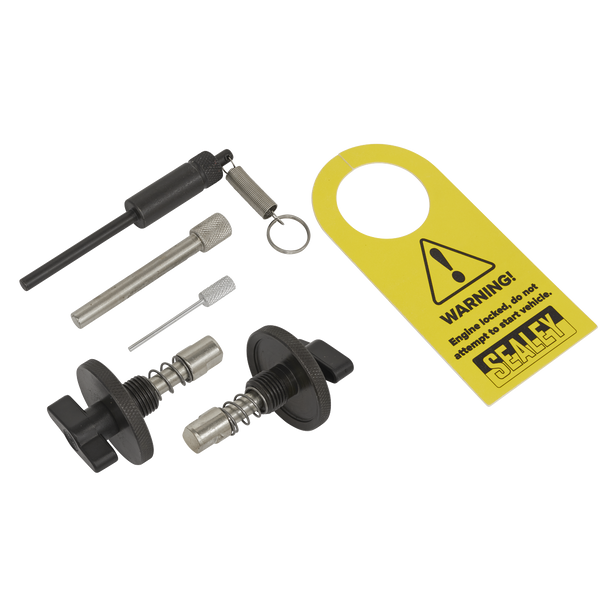 Sealey VSE5881A ⏐ Diesel Engine Timing Tool Kit for Alfa Romeo, Fiat, Ford, Suzuki, GM 1.3D 16v - Chain Drive