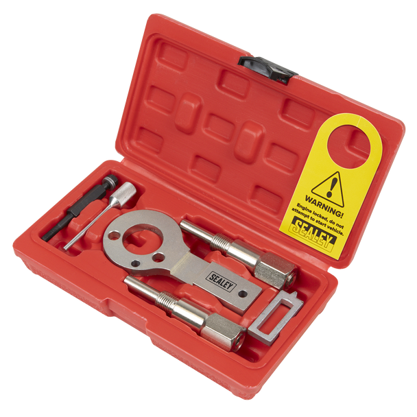 Sealey VSE5886A ⏐ Diesel Engine Timing Tool Kit for GM, Saab 1.9D CDTi/TiD/TTiD, 2.0D CDTi - Belt Drive