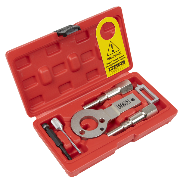 Sealey VSE5886A ⏐ Diesel Engine Timing Tool Kit for GM, Saab 1.9D CDTi/TiD/TTiD, 2.0D CDTi - Belt Drive
