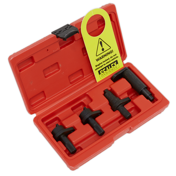 Sealey VSE5921 ⏐ Petrol Engine Timing Tool Kit for VAG 1.2 3-Cylinder (6v/12v) - Chain Drive