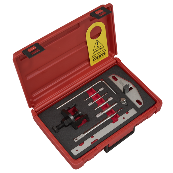 Sealey VSE5941 ⏐ Diesel Engine Timing Tool Kit - for Ford, PSA - Belt Drive