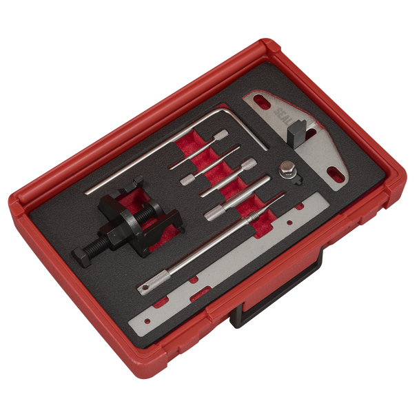 Sealey VSE5941 ⏐ Diesel Engine Timing Tool Kit - for Ford, PSA - Belt Drive