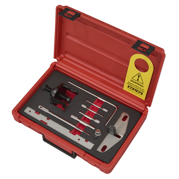 Sealey VSE5941 ⏐ Diesel Engine Timing Tool Kit - for Ford, PSA - Belt Drive