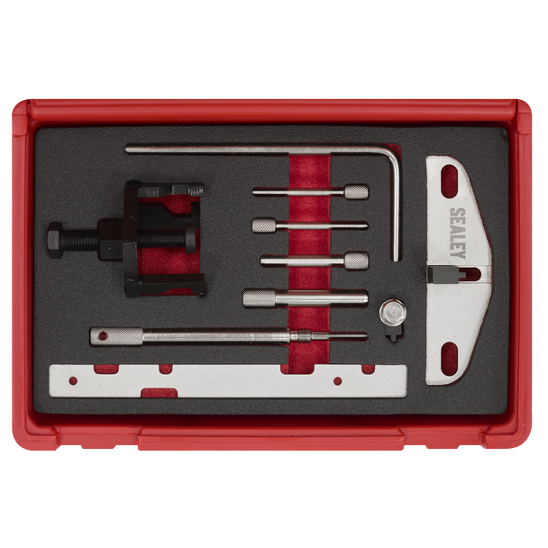Sealey VSE5941 ⏐ Diesel Engine Timing Tool Kit - for Ford, PSA - Belt Drive