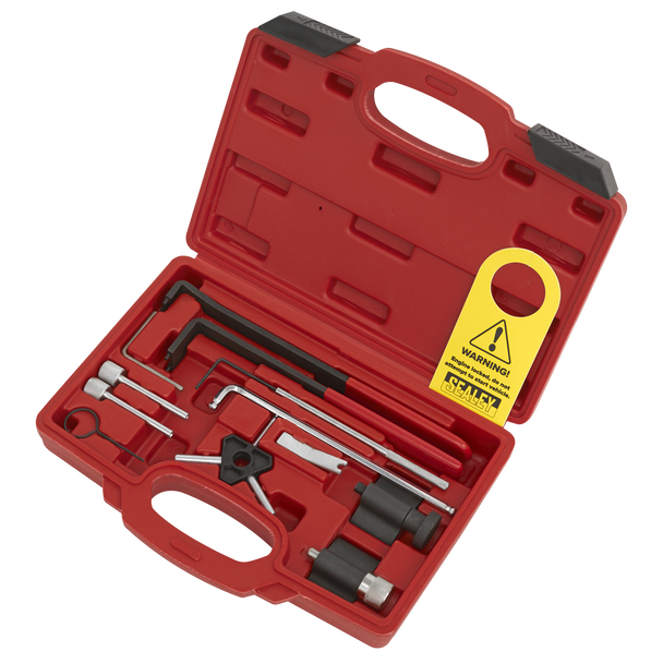 Sealey VSE5951 ⏐ Diesel Engine Timing Tool Kit - for VAG, Dodge, Ford, Mitsubishi - 1.2D/1.4D/1.6D/1.9D/2.0D - Belt