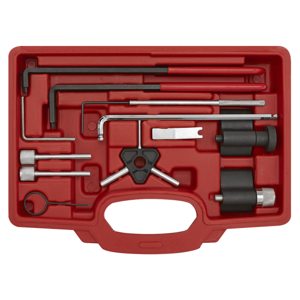 Sealey VSE5951 ⏐ Diesel Engine Timing Tool Kit - for VAG, Dodge, Ford, Mitsubishi - 1.2D/1.4D/1.6D/1.9D/2.0D - Belt