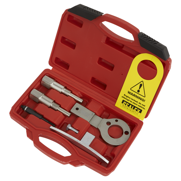 Sealey VSE5961 ⏐ Diesel Engine Timing Tool Kit - for Alfa Romeo, Fiat, Lancia - 1.6D/1.9D/2.0D/2.4D - Belt Drive