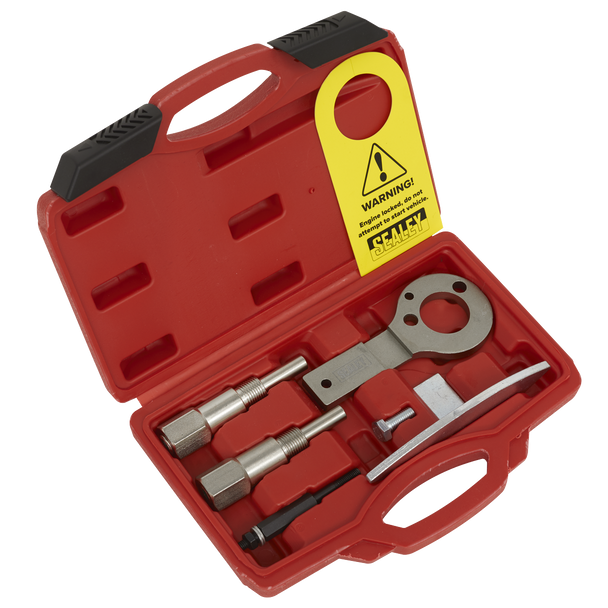 Sealey VSE5961 ⏐ Diesel Engine Timing Tool Kit - for Alfa Romeo, Fiat, Lancia - 1.6D/1.9D/2.0D/2.4D - Belt Drive