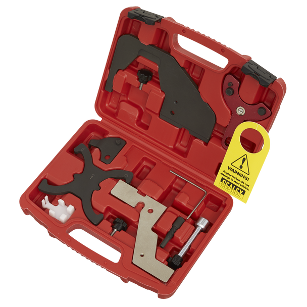 Sealey VSE6160 ⏐ Petrol Engine Timing Tool Kit - for Ford, Volvo, Mazda 1.5, 1.6, 2.0 - Belt/Chain Drive