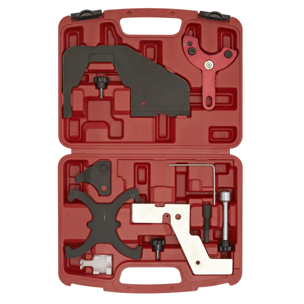 Sealey VSE6160 ⏐ Petrol Engine Timing Tool Kit - for Ford, Volvo, Mazda 1.5, 1.6, 2.0 - Belt/Chain Drive