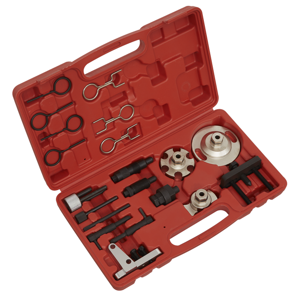 Sealey VSE6181 ⏐ Diesel Engine Timing Tool & HP Pump Removal Kit - for VAG 2.7D/3.0D/4.0D/4.2D TDi - Chain Drive