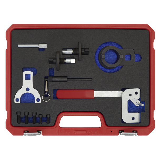 Sealey VSE6191 ⏐ Diesel Engine Timing Tool Kit - for Alfa Romeo, Ford, PSA, Suzuki, GM 1.3D 16v - Chain Drive