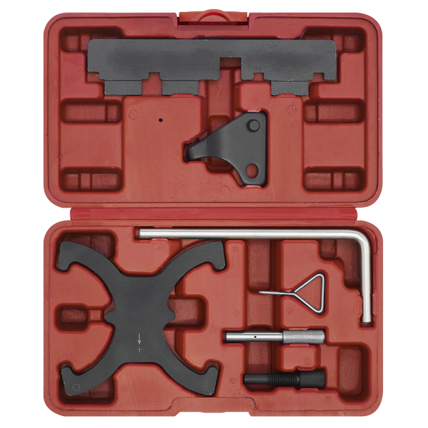 Sealey VSE6560A ⏐ Petrol Engine Timing Tool Kit for Ford, Volvo 1.6 EcoBoost & 2.0D/2.2D Belt Drive