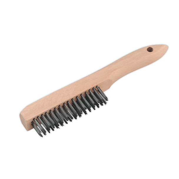 Sealey WB02 ⏐ Engineers Wire Brush with Steel Fill 260mm