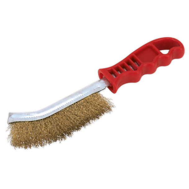 Sealey WB05/R ⏐ Wire Brush Brassed Steel Plastic Handle