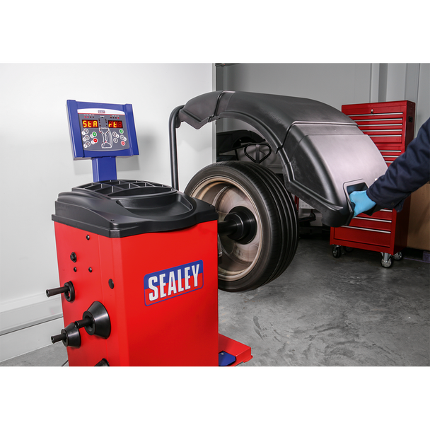Sealey WB10 ⏐ Semi-Automatic Wheel Balancer