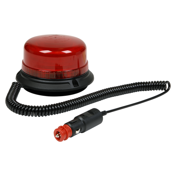 Sealey WB954LEDR ⏐ Warning Beacon with Magnetic Fixing SMD LED 12/24V - Red