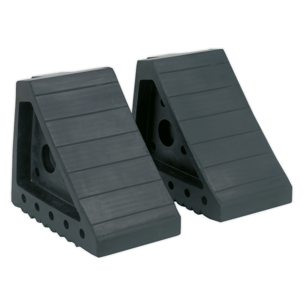 Sealey WC01 ⏐ Rubber Wheel Chocks - Pair