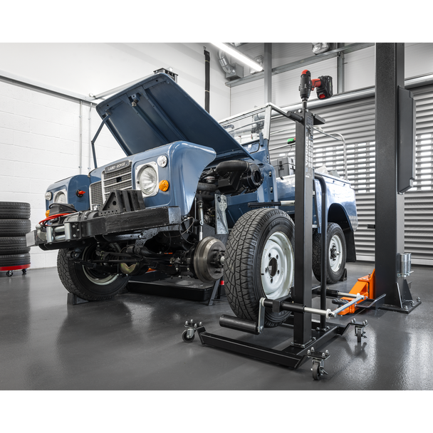 Sealey WD50QLS ⏐ Viking Quick Lift Wheel Removal/Lifter Trolley 50kg Capacity