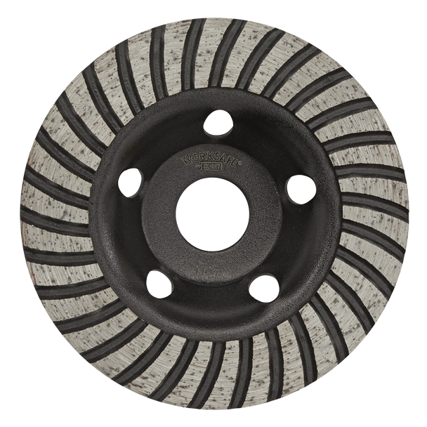 Sealey WDRTCUP115 ⏐ Worksafe Turbo Row Concrete Grinding Head 115mm