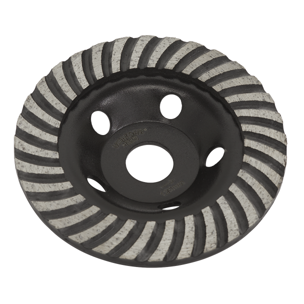 Sealey WDRTCUP125 ⏐ Worksafe Turbo Row Concrete Grinding Head 125mm