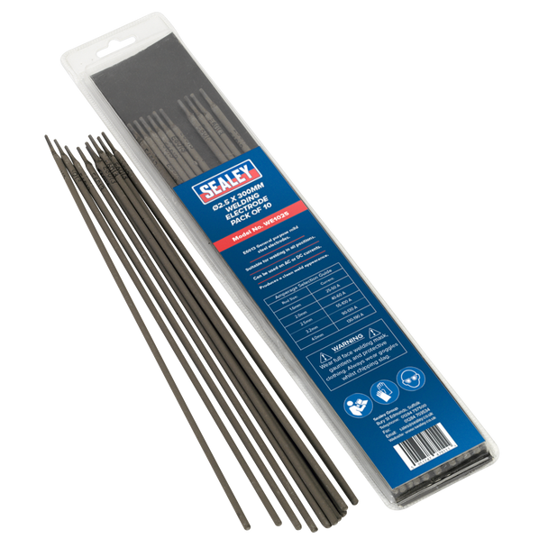 Sealey WE1025 ⏐ Welding Electrode 2.5 x 300mm - Pack of 10