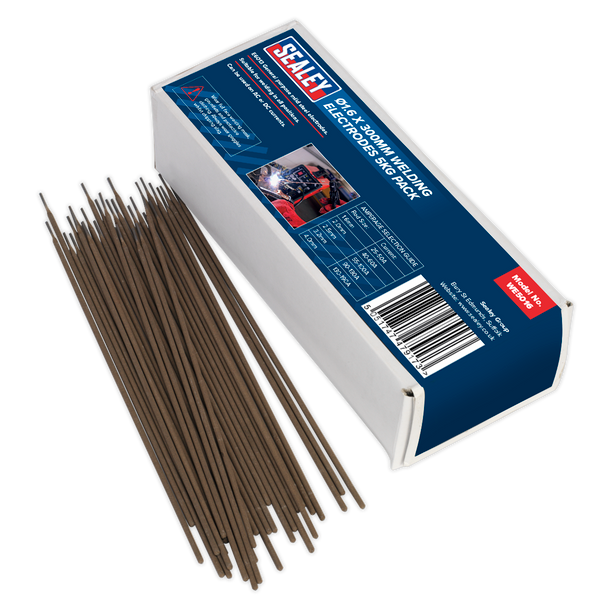 Sealey WE5016 ⏐ Welding Electrodes 1.6 x 300mm - 5kg Pack