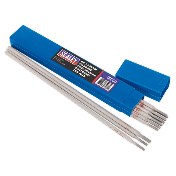 Sealey WESS1040 ⏐ Stainless Steel Welding Electrodes 4 x 350mm - 1kg Pack