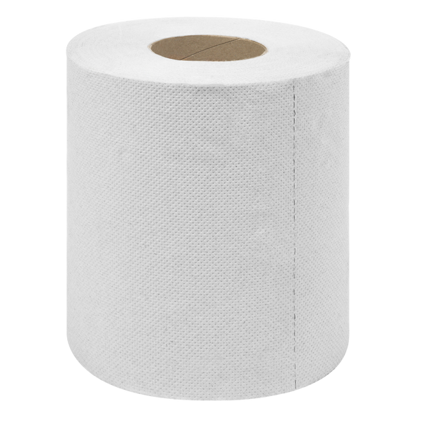 Sealey WHT60 ⏐ 2-Ply Embossed White Paper Roll 60m - Pack of 6