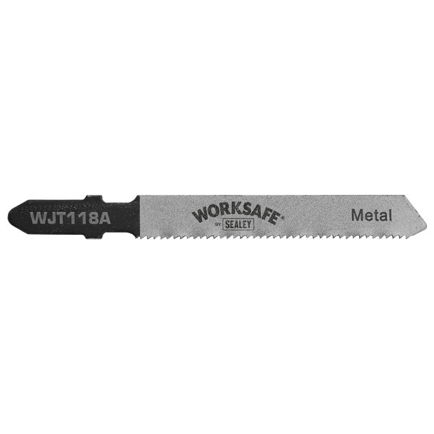 Sealey WJT118A ⏐ Worksafe Jigsaw Blade for Metal 55mm 21tpi - Pack of 5