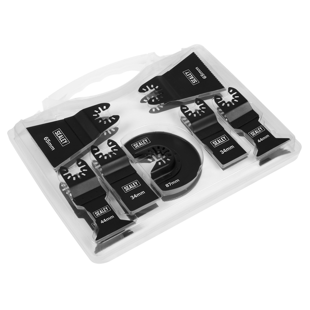 Sealey WMTSET ⏐ Worksafe Multi-Tool Metal & Wood Blade Set 7pc