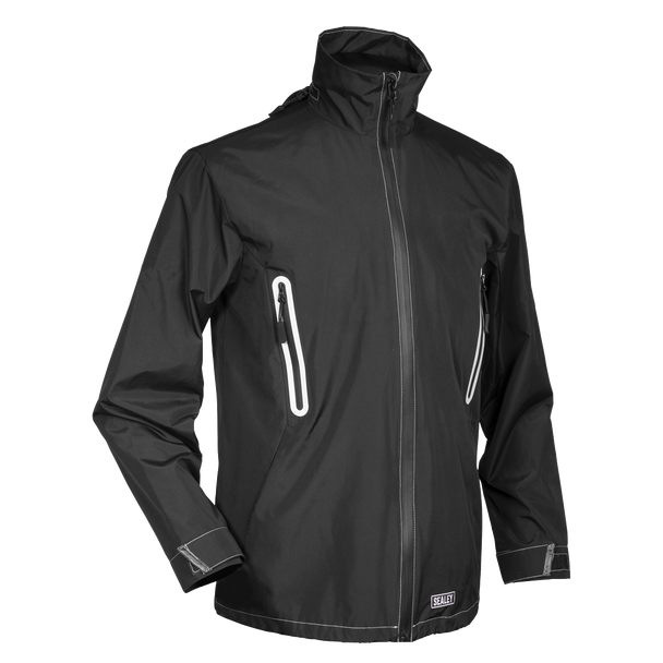Sealey WPHJ04 ⏐ 5V Heated Rain Jacket 50" Chest - X-Large