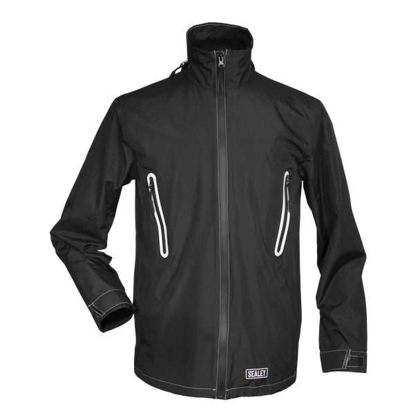 Sealey WPHJ04 ⏐ 5V Heated Rain Jacket 50" Chest - X-Large