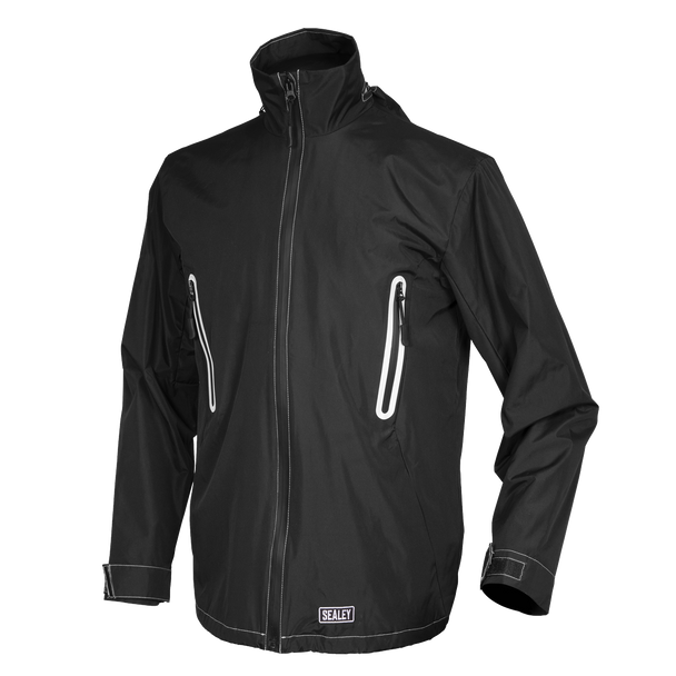 Sealey WPHJ04 ⏐ 5V Heated Rain Jacket 50" Chest - X-Large