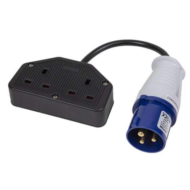 Sealey WPS16132 ⏐ Twin Trailing Socket & Cable Set 16A/13A