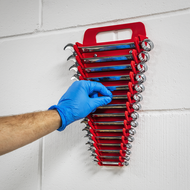 Sealey WR08 ⏐ Premier Spanner Rack Capacity 15 Spanners