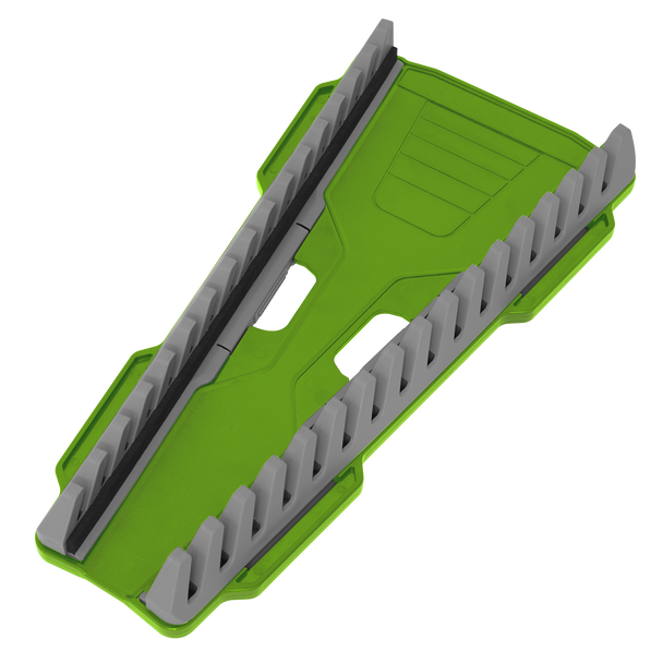 Sealey WR11HV ⏐ Premier Reversible Spanner Rack 16pc - Hi-Vis Green