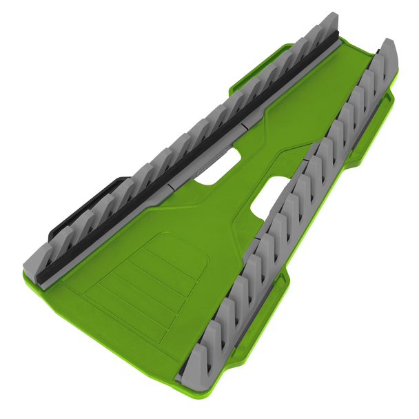 Sealey WR11HV ⏐ Premier Reversible Spanner Rack 16pc - Hi-Vis Green